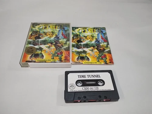 Time Tunnel (US GOLD) C64 Game Cassette Boxed With Instruction Commodore S5