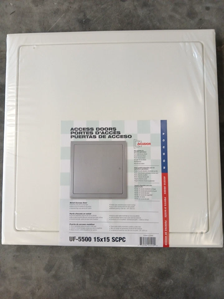 Acudor UF-5500 Universal Flush Access Door 15 x 15, White