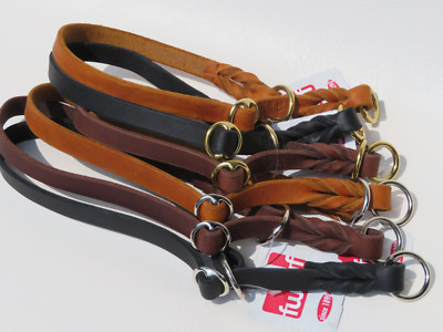 fwf Schlupf-Fettlederhalsband Schlupfhalsband Hundehalsband Fettleder Halsband