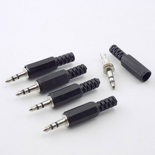 10X 3.5mm mono Headphone Plug 2 Pole Stereo Audio Male Jack Adapter Connector - Picture 5 of 8