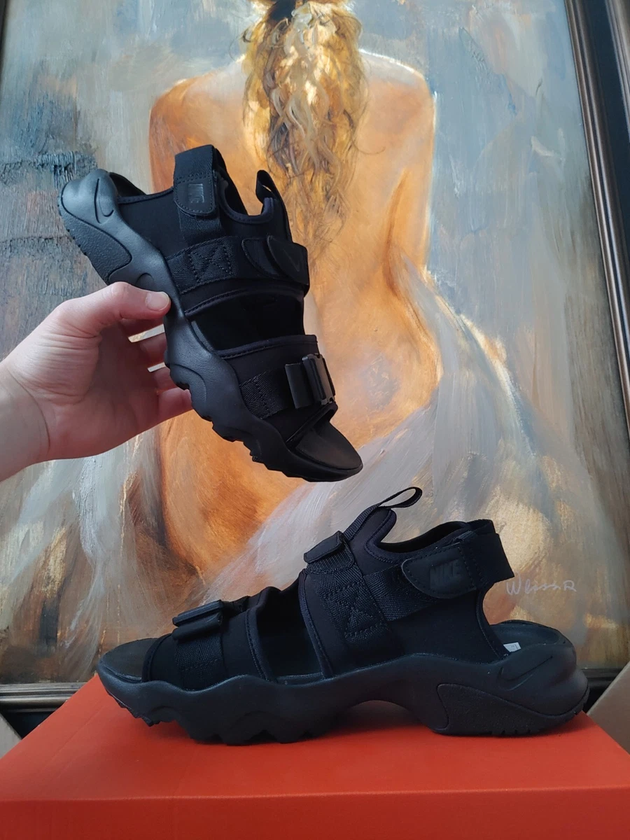 Nike Canyon Sandal Size 9 10 11 12 Black CI8797 001 eBay