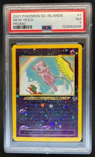 2001 Pokemon Southern Islands Mew Promo #1/18 PSA 7