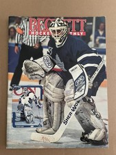 BECKETT HOCKEY MONTHLY DECEMBER 1991 ISSUE #14 GRANT FUHR MAPLE LEAFS COVER