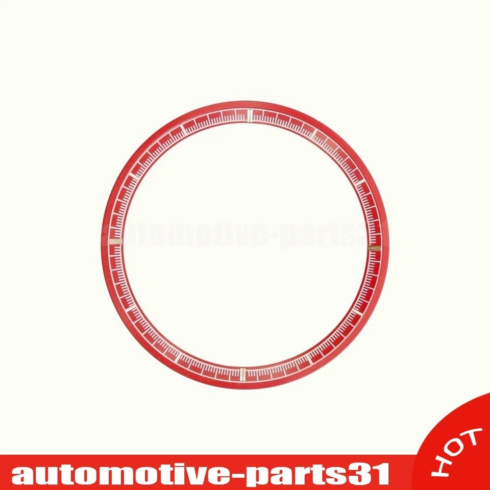 For Porsche Cayman 911 Macan Cayenne Boxster Panamer Chrono Red Dial Clock Gauge - Image 4 of 4