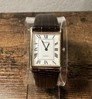 Vintage Seiko Pulsar Mens Tank Watch V320-5350 New Battery