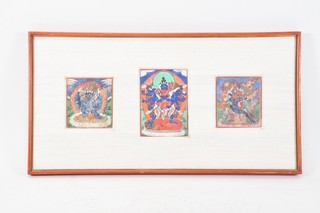 Q51G44 Asiatika Thangka Malerei Gemälde