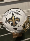 Ricky Williams Signed Authentic New Orleans Saints Helmet, Beckett COA