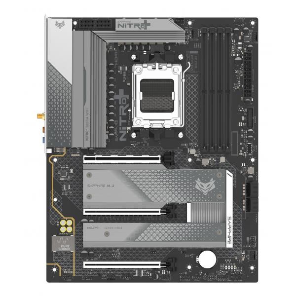52123-03-40G Sapphire NITRO+ B850A WIFI 7 AMD B850 Socket AM5 micro ATX