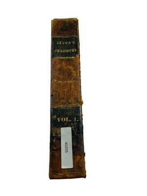 Lectures on the Philosophy of the Human Mind Thomas Brown 1836 Vol 1 Glazier