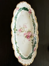 Limoges Elite Works Celery Oval Plate 14”/6