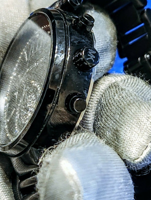 Michael Kors All Black Crystal Paved Mk6297 Swayer Xoxo  display picture 2