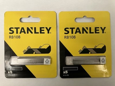 Stanley RB5 RB108 12-378 Wood Block Plane Replacement Blades 10 Pieces