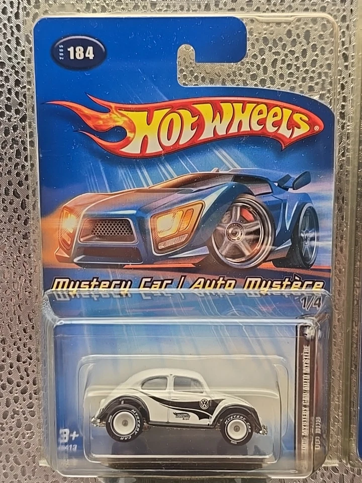Hot Wheels 2005 Mystery Cars #1/4 VW Bug y 4/4 VW nuevo Beetle Cup pilotos reales Foto 2 de 4