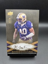 2011 Exquisite Rookie Signatures #/70 Mason Foster Gold Auto Huskies🔥