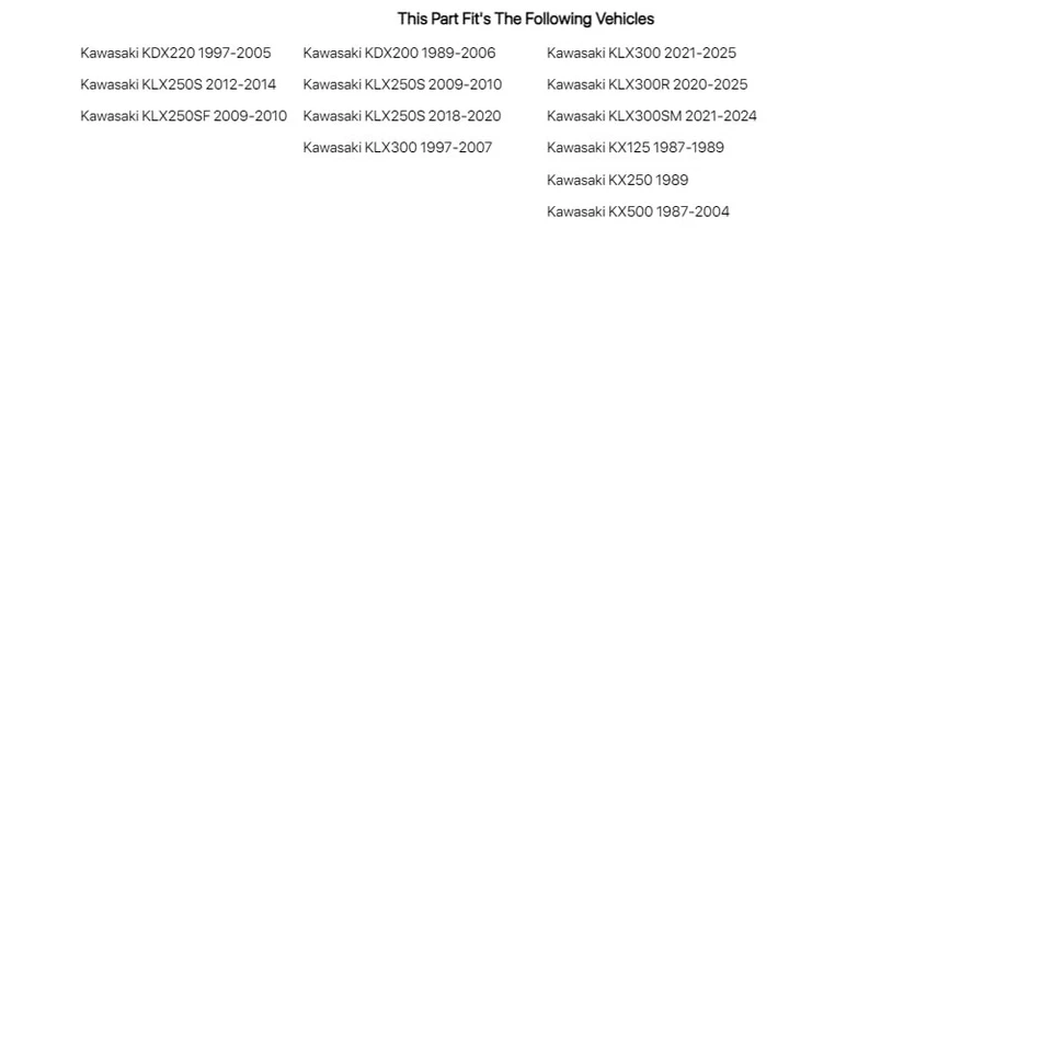 Filtro de aire Tusk primera línea para Kawasaki KLX250S 2009-2010,2012-2014,2018-2020 Foto 4 de 4