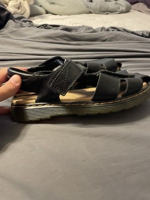 Dr. Martens Girls Moby II J Size 3 Sandals Black