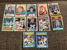 (45) Vintage NEW YORK GIANTS - 1973 thru 1987 - MARK BAVARO, JOE MORISS