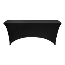 3 Pack Table Cloth for 6FT Rectangular Fitted Events, Wrinkle-Resistant Stretch