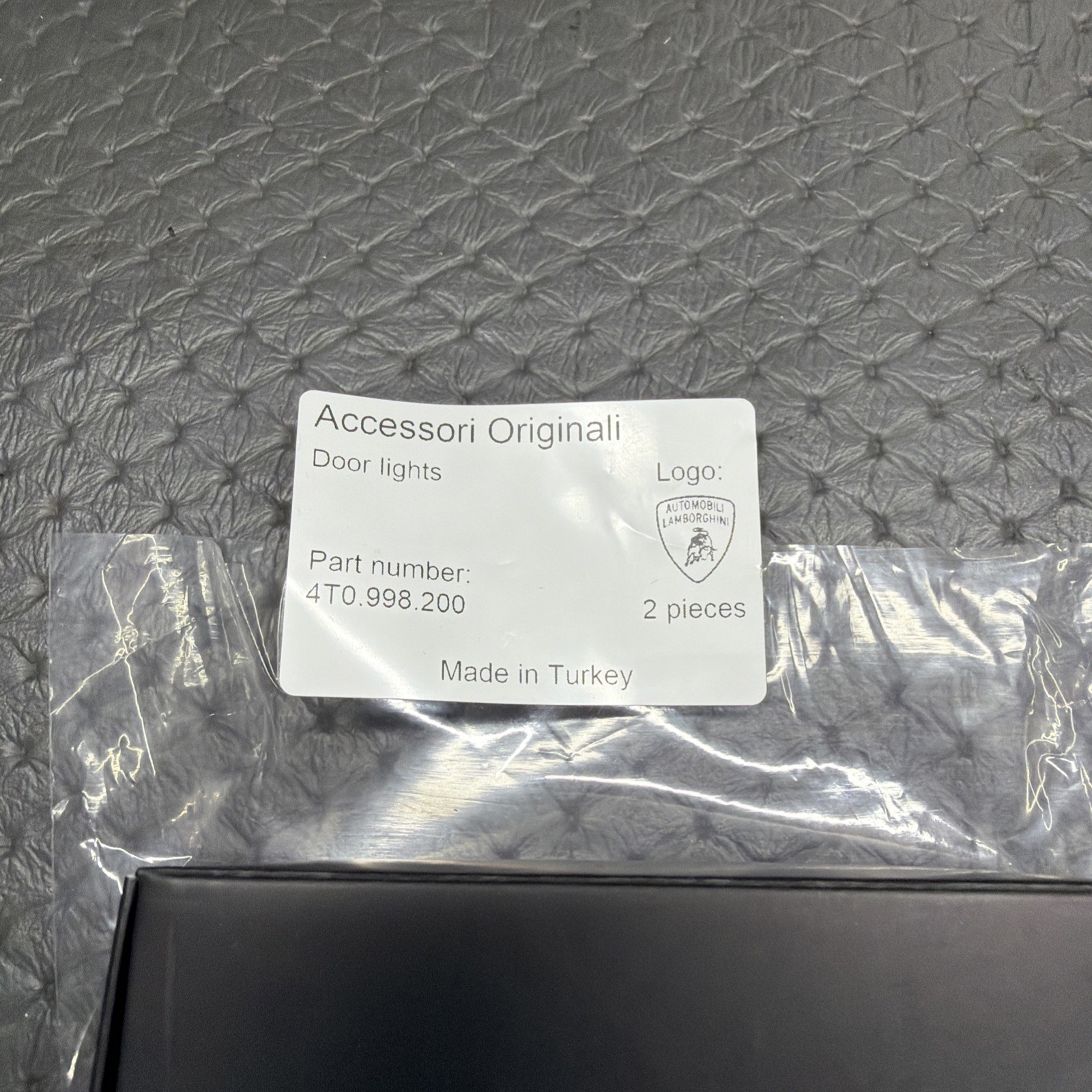 OEM 4T0998200 Lamborghini Door Puddle Lights With Shield - HURACAN Set Of 2