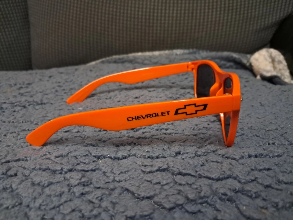 Detroit Tigers Chevrolet Branded Sunglasses MLB Baseball Official Merch Orange - Image 2 of 4