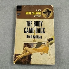 The Body Came Back By Brett Halliday 1964 Vintage Paperback Book Mike Shayne
