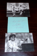 Little Richard Autographed Collectors Page Vintage