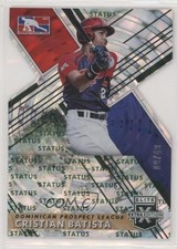 2019 Panini Elite Extra Edition Status Emerald Die-Cut 9/49 Cristian Batista rh9