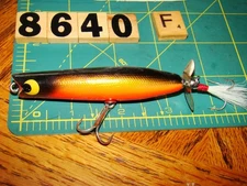 V8640 F LUHR JENSEN JERK N SAM WOODEN FISHING LURE