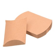 100 Pack 3.5 x 2.6 Inch Pillow Boxes Gift Boxes for Wedding Yellow