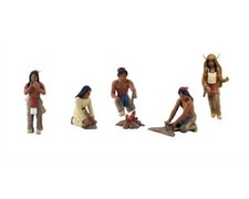 Woodland Scenics Scene-A-Rama Scene Setters Native Americans 6  WOOSP4443 