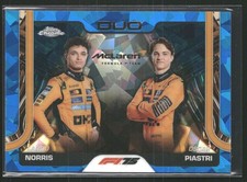 2025 Topps Chrome Sapphire F1 #166 Norris/Piastri Duo