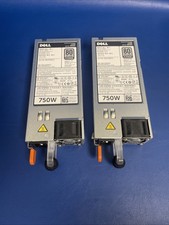 2X OEM Dell D750E-S1 750W Poweredge 80 Plus Platinum Switching POWER SUPPLY