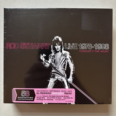 New Sealed Rod Stewart Live 1976-1998 CD ALBUM Rare 58 Performances Unreleased