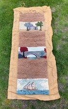Pearl McGown Original Rug Hooking 95 Finished Stair Runner   27" X 63"