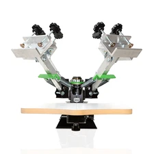 Riley Hopkins 4 in 1 screen printing press & equipment  