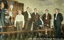 Electric Chair RPPC Ohio Penitentiary Death Chamber 1917 Execution Postcard Rare