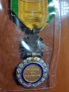 France WWI Order Of Military Merit Medal Sterling 1870