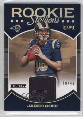 2016 Panini Playoff Rookie Stallions Kickoff 18/49 Jared Goff #RS-JG RC 0ad