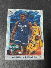 Anthony Edwards Timberwolves Downtown Basketball Trading Card