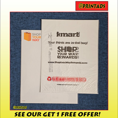 Kmart Unused Shop Your Way Store Bag + Sign - Visit Our Store For More!