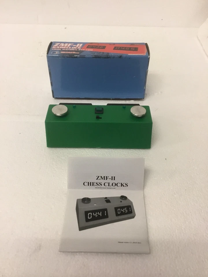 NEW Zmart Fun ZMF-II Digital Game Clock Chess, Scrabble Byo-Yomi Timer FREE SHIP - Image 3 of 4