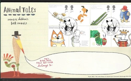 GB 2006 ANIMAL TALES SET on UNADDRESSED FIRST DAY COVER