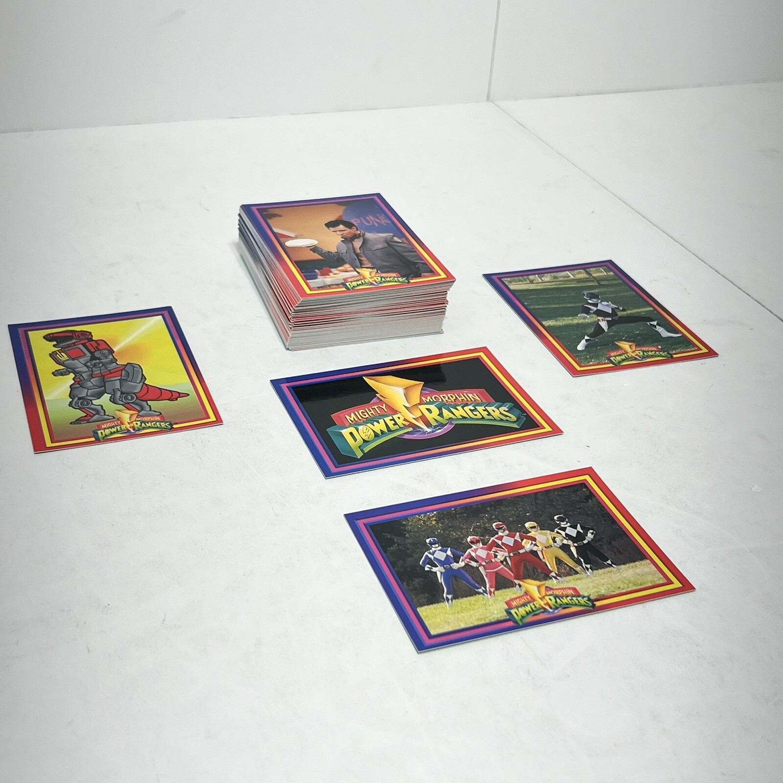 Power Rangers Trading Cards 69 Card Lot Bundle Near Mint Vintage VTG