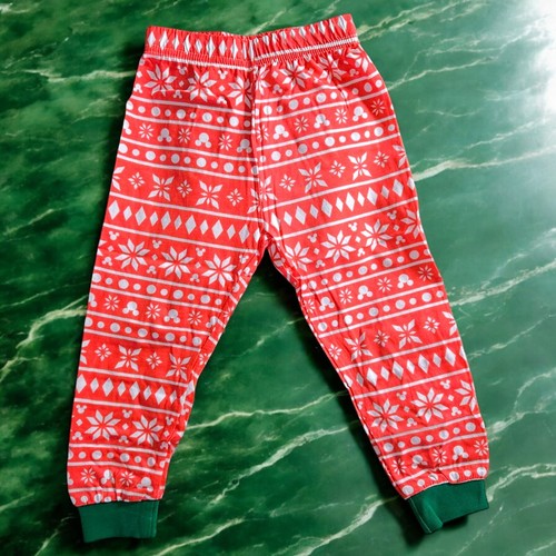 Set Pigiama Bambino 1T 2T Topolino e Plutone Natale Disney Manica Lunga e Pantaloni - Foto 4 di 7