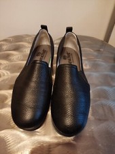 Leder Ballerinas mit kleinem Absatz 