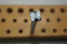 Vintage Rare Leather Working Carving Geometric Design Tool Craftool Co. USA G536