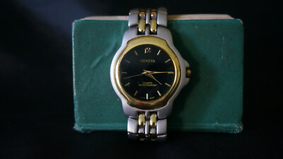 Geneva watch quartz water resistant japan movement
