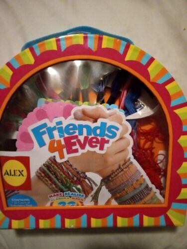 Friends 4 Ever Kit By Alex Toys 8+ Bracelets Making V11 - Picture 1 of 6