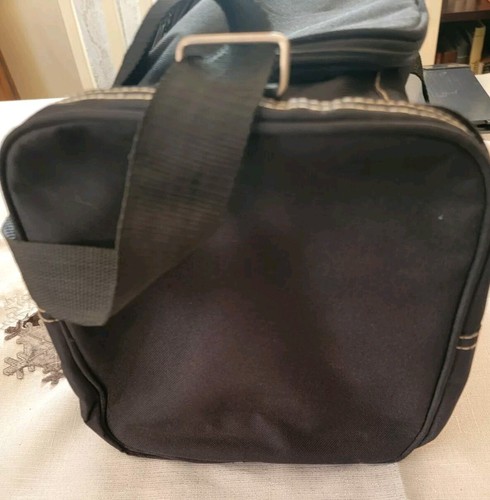Vintage 1996 Looney Tunes Duffle Bag Tazmanian Devil 90s Black Green - Picture 6 of 14