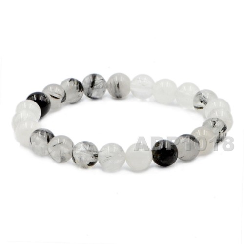 8mm Grade A Gemstone Semi Precious Round Beads Stretch Bracelet 7“ Unisex - Picture 14 of 97